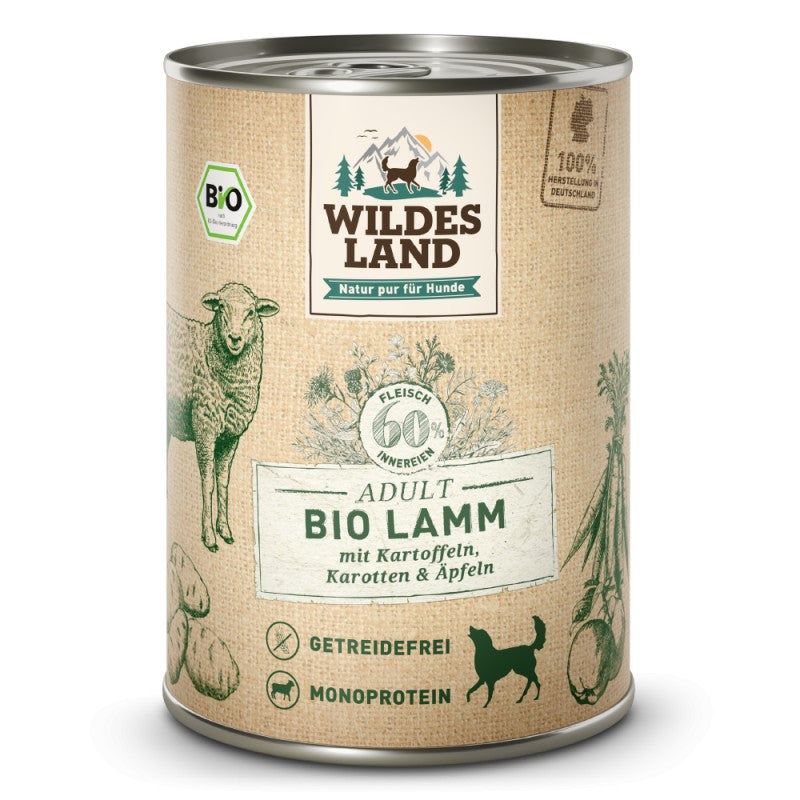 Wildes Land Bio Bárány nedves eledel kutyáknak