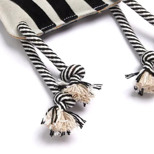 Zambezi a zebra-  eco kutyajáték  -natur anyagokból